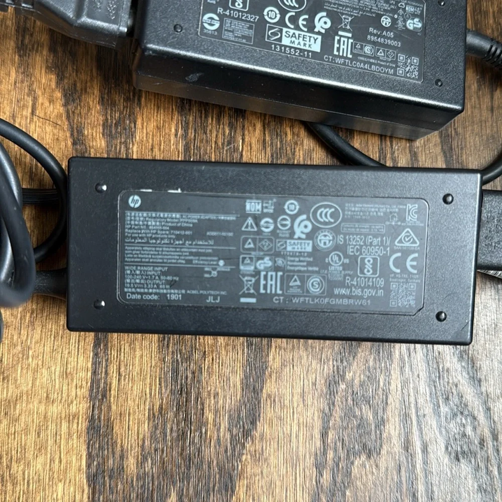 Two HP chargers. IS 13252